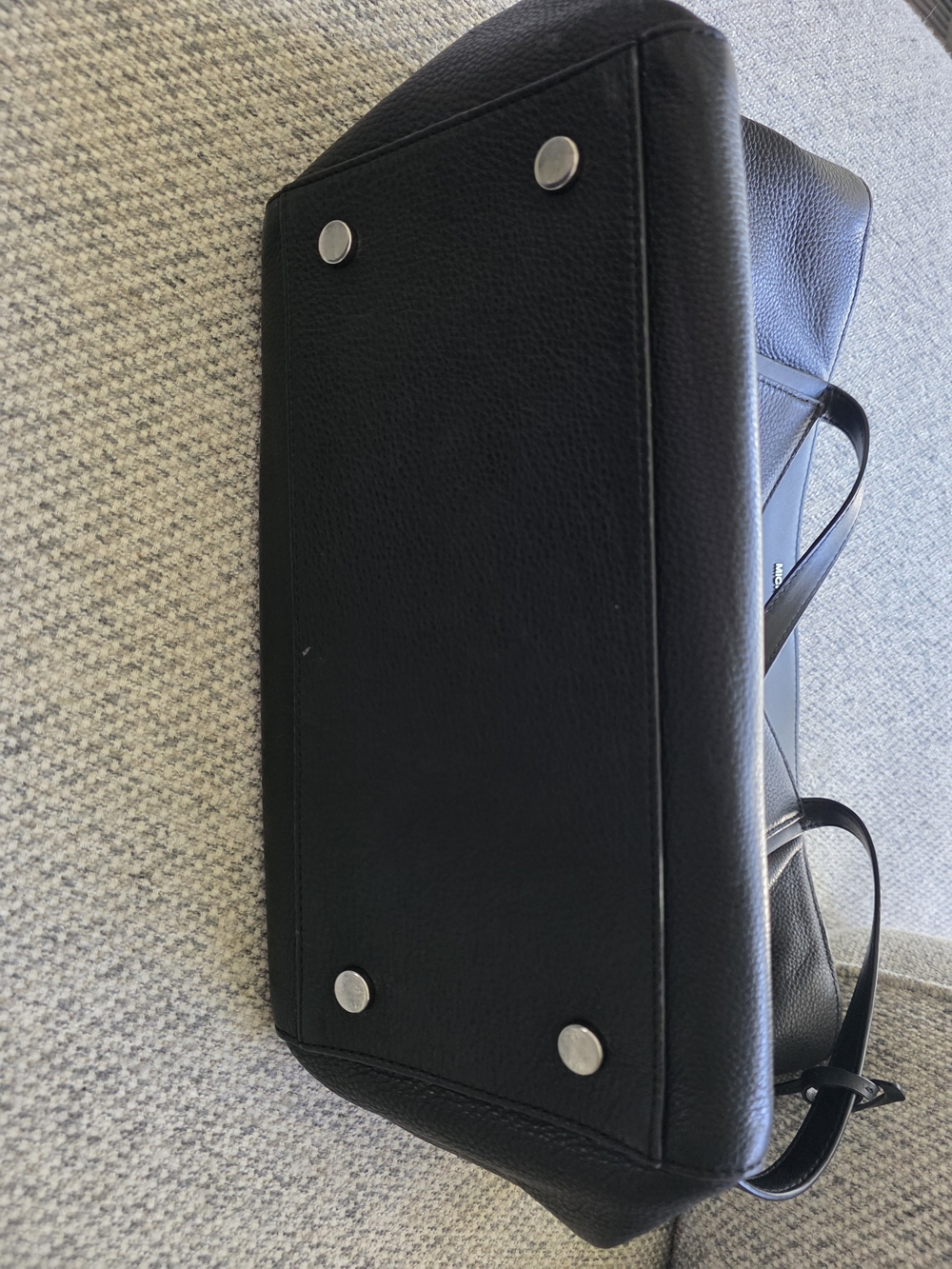MICHAEL KORS Black Pebble Leather Tote - Picture 6 of 7